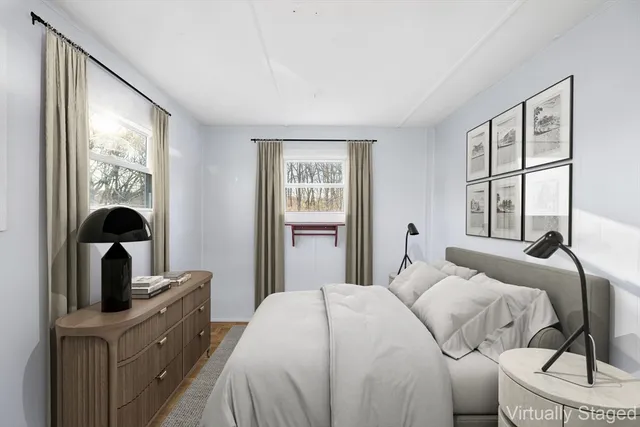 a backyard of a house