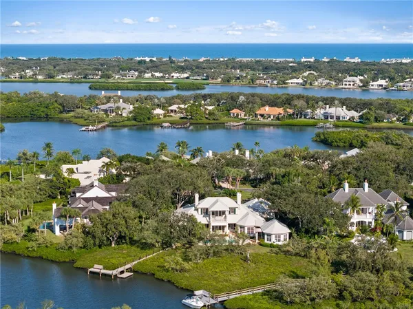 a view of a city and an ocean view