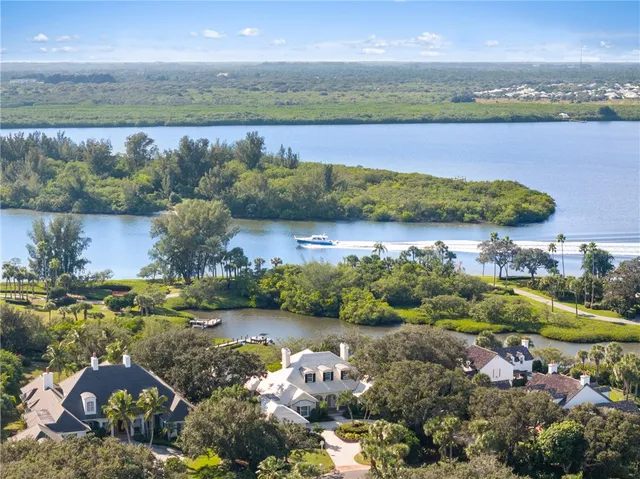 a view of lake with green space