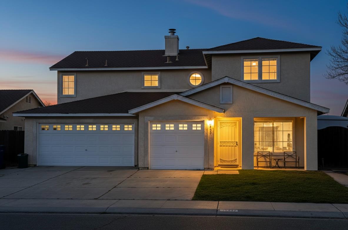 16432 Harmony Ranch Drive Delhi, CA 95315 - Photo 2 of 19 a front view of a house with a garage
