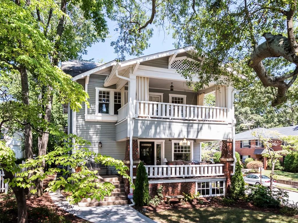 501 West Howard Avenue Decatur, GA 30030 - Photo 1 of 1 a front view of a house with a garden