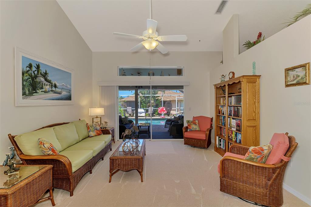 5868 Jefferson Road Venice, FL 34293 - Photo 11 of 68 Vaulted Living Room