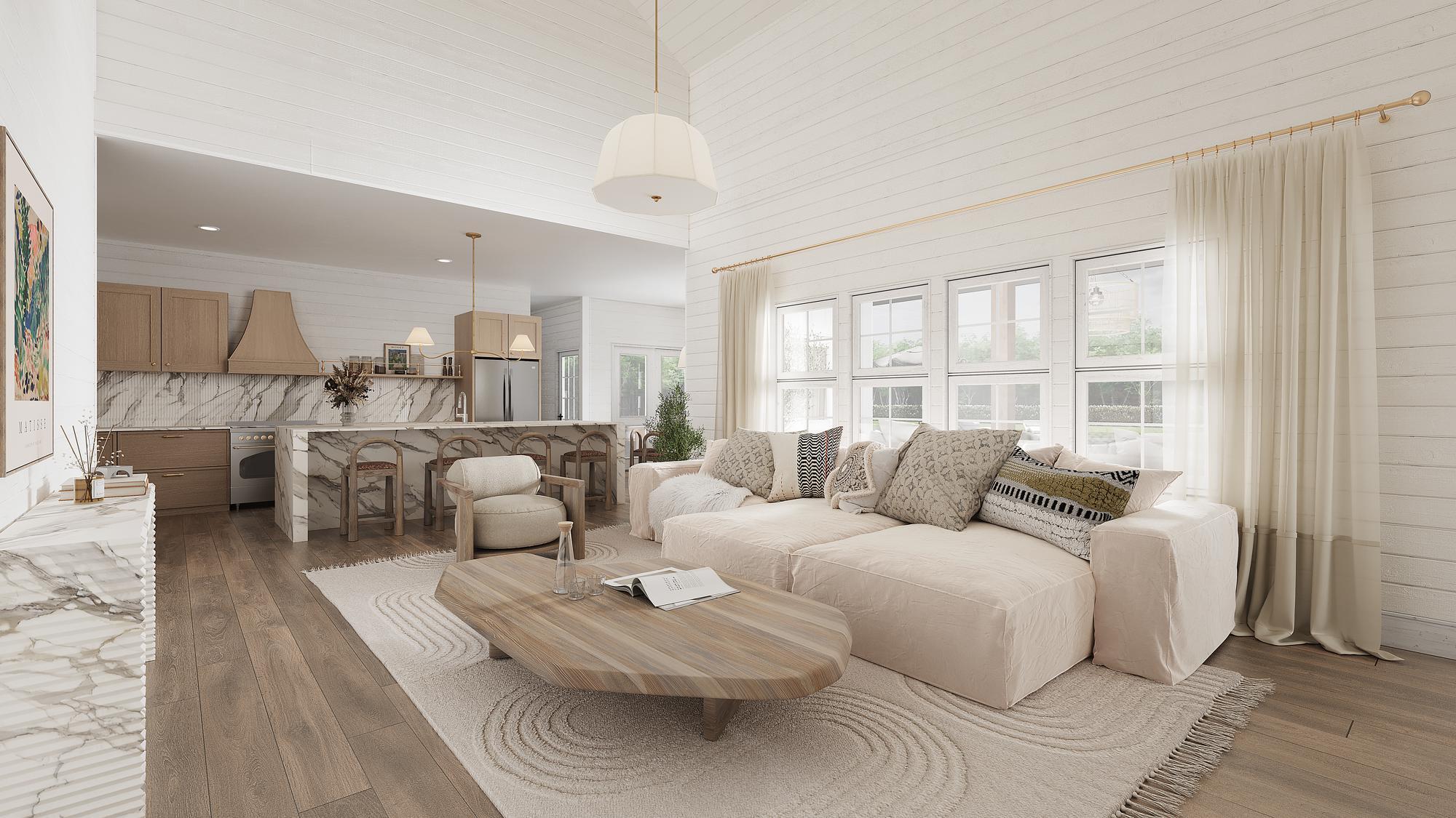 2015 Chat Holley Road Santa Rosa Beach, FL 32459 - Photo 3 of 3 a living room with furniture and a large window