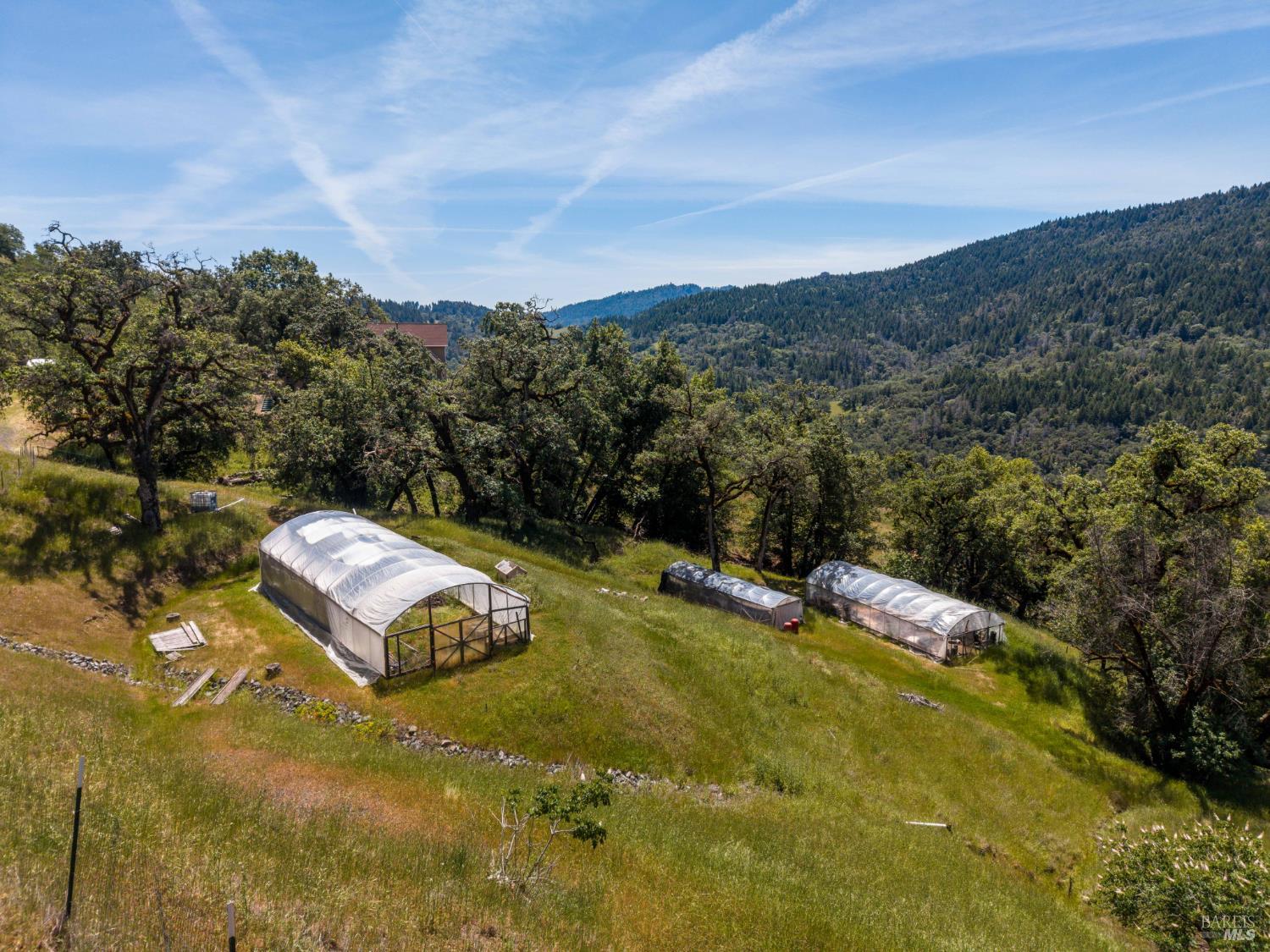 14590 Ridgeview Road Willits, CA 95490 - Photo 34 of 37 a view of a house with a yard and mountain