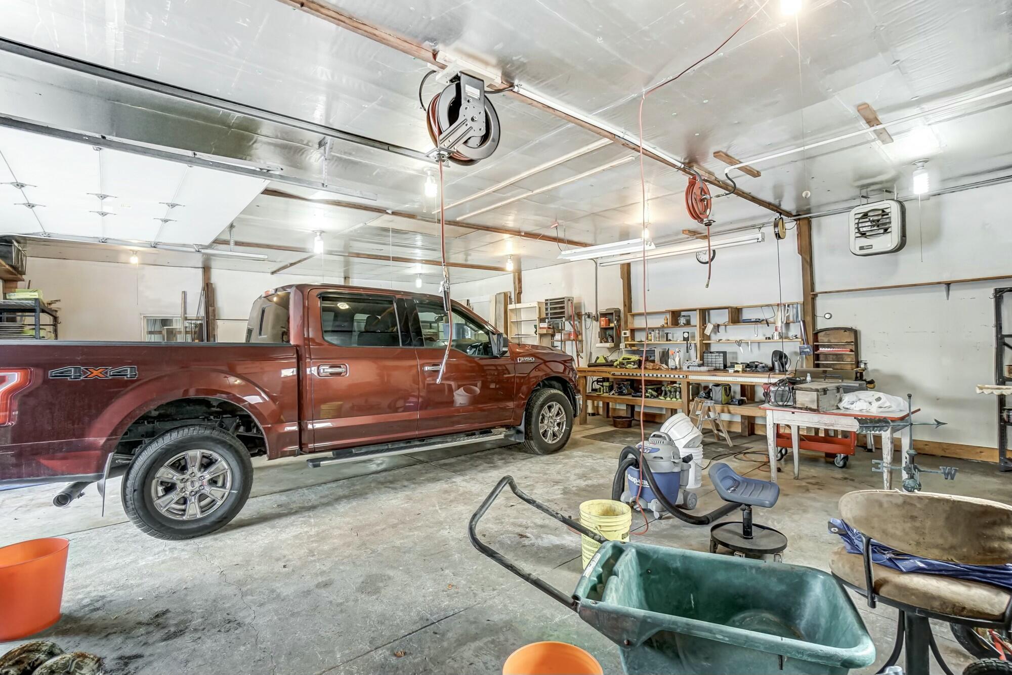 2551 Rome Corners Road Galena, OH 43021 - Photo 57 of 65 HEATED DETACHED GARAGE WITH WORKBENCH