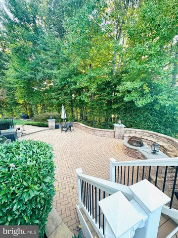 a view of wooden balcony with outdoor space