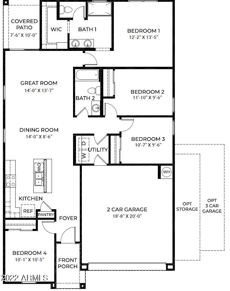 23944 West Ripple Road Buckeye, AZ 85326 - Photo 15 of 15 Abbot Floor Plan