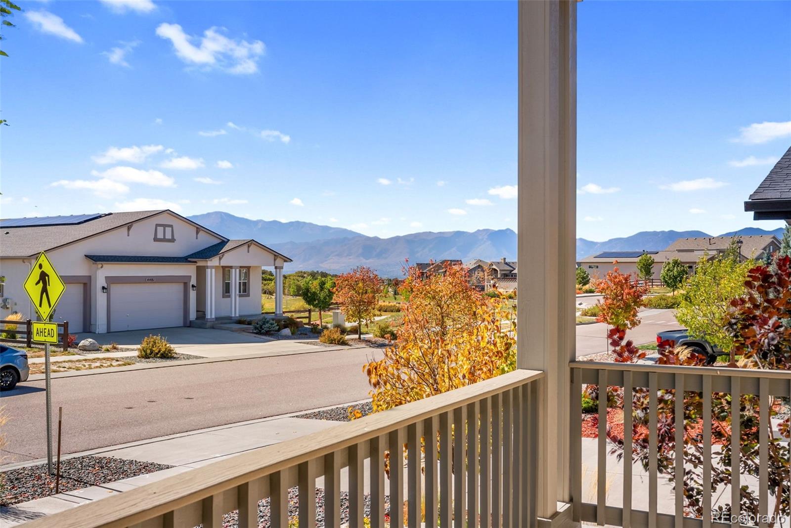 4508 Captain Jack Lane Colorado Springs, CO 80924 - Photo 2 of 50 a view of city from a balcony
