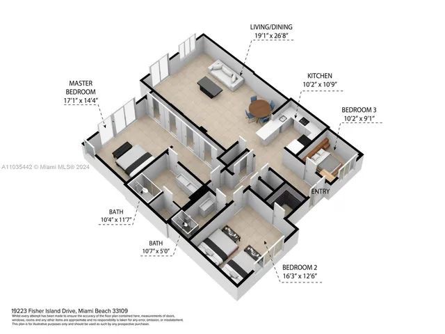 a view of a lake with a big yard