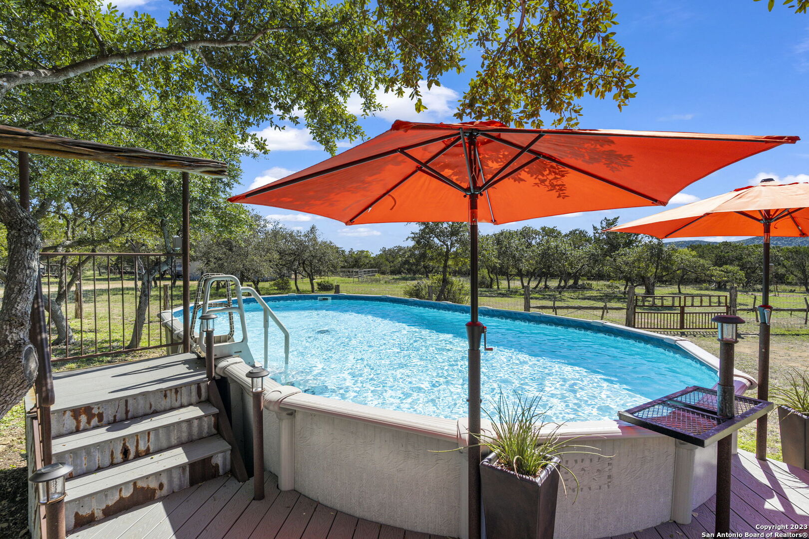 849 Madrona Ridge Drive Bandera, TX 78003 - Photo 36 of 44 a view of outdoor space with seating