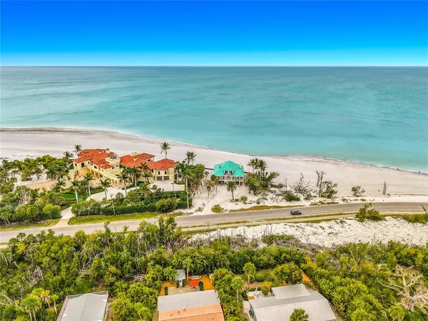a view of an ocean and beach