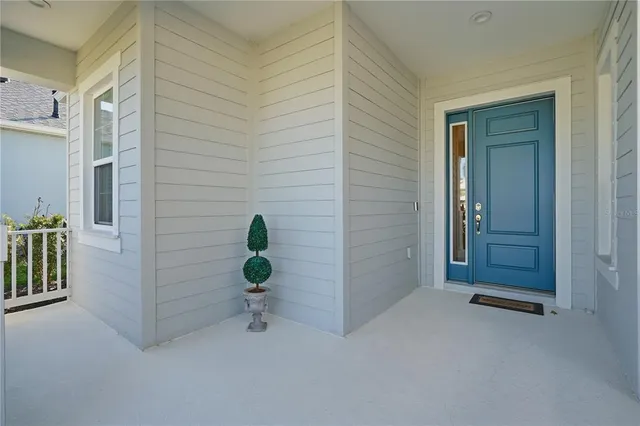 a view of outdoor space and porch