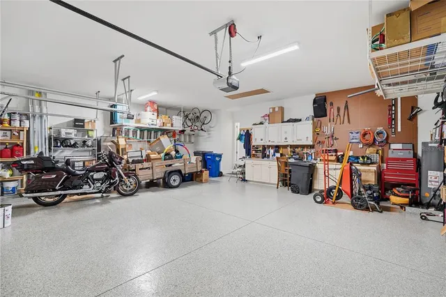 a view of a storage in a room