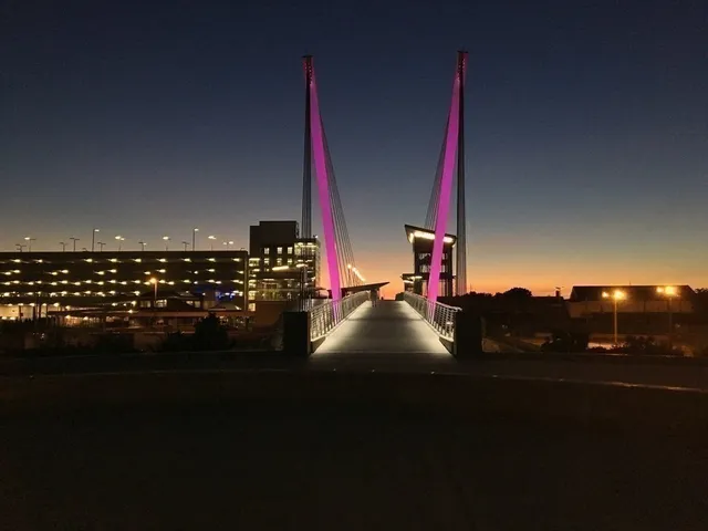 a view of a building with a window