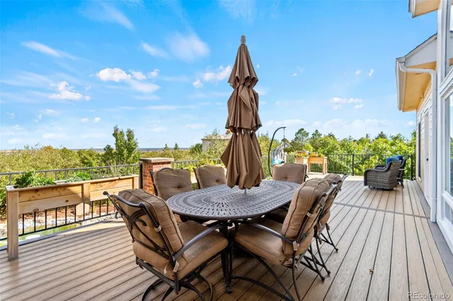 a view of a outdoor seating area