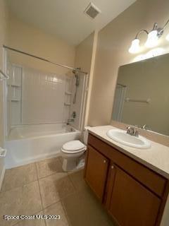 3551 Funston Circle Melbourne, FL 32940 - Photo 22 of 25 a bathroom with a granite countertop sink toilet and shower