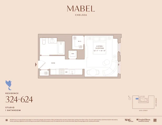 $5,005 | 335 8th Avenue, Unit 624 | Chelsea