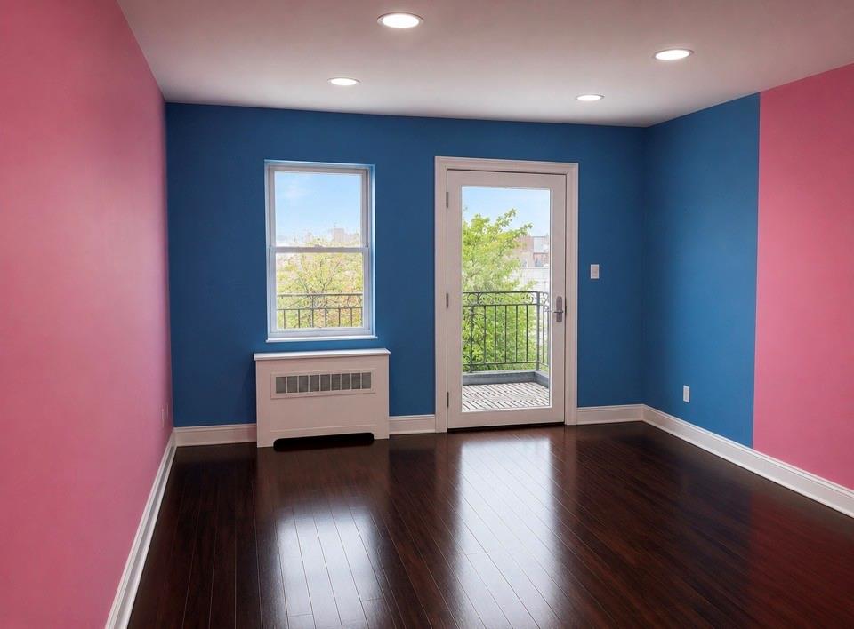 337 Lenox Road, Unit 3D Brooklyn, NY 11226 - Photo 11 of 19 a view of an empty room with wooden floor and a window