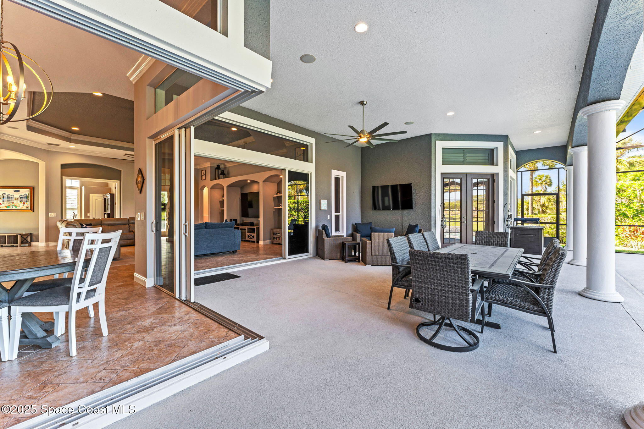 3152 BELLWIND Circle Rockledge, FL 32955 - Photo 34 of 47 a view of a livingroom with furniture window and wooden floor