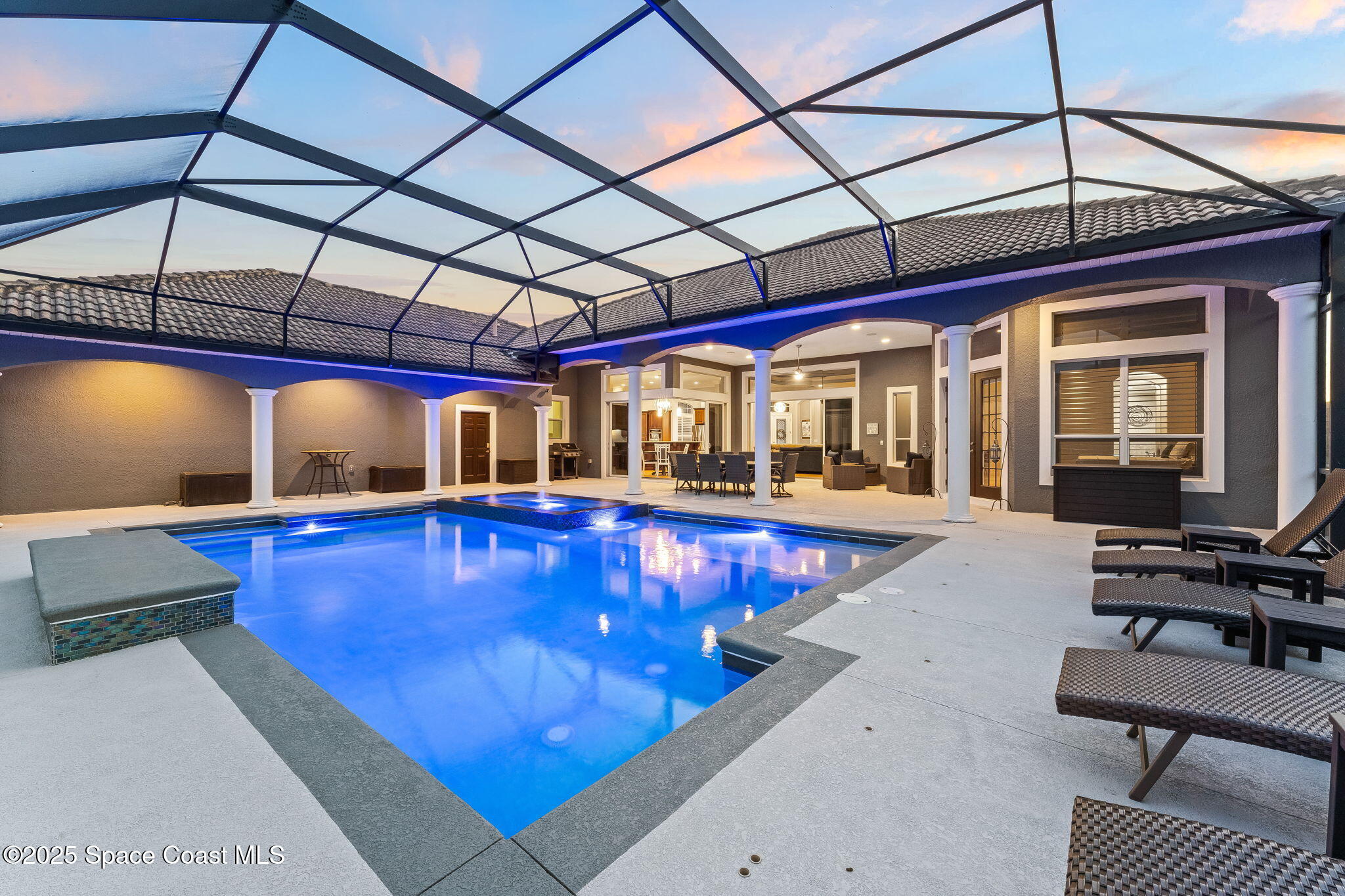 3152 BELLWIND Circle Rockledge, FL 32955 - Photo 4 of 47 a view of swimming pool with outdoor seating