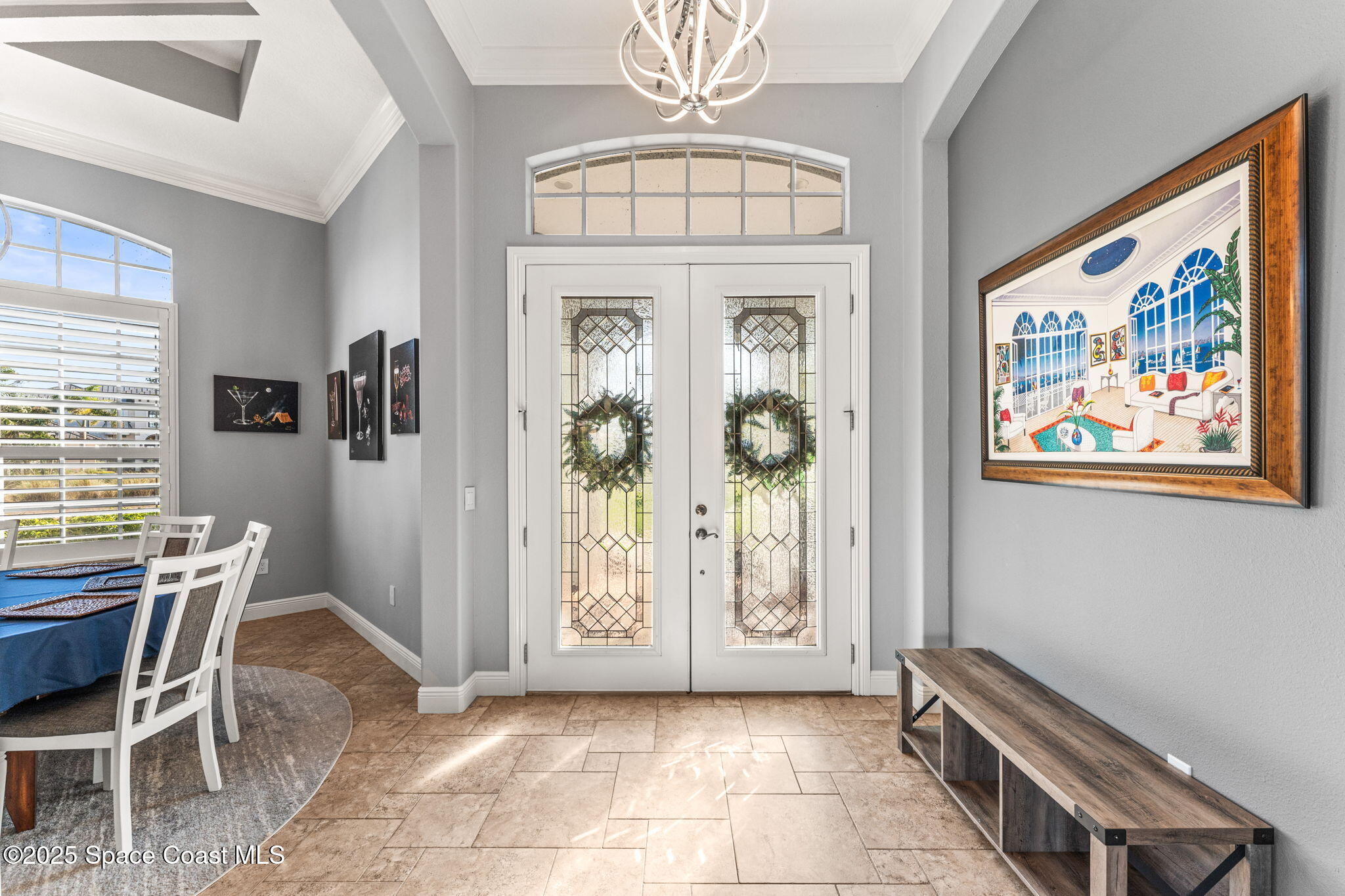 3152 BELLWIND Circle Rockledge, FL 32955 - Photo 8 of 47 a view of a hallway with workspace and a window