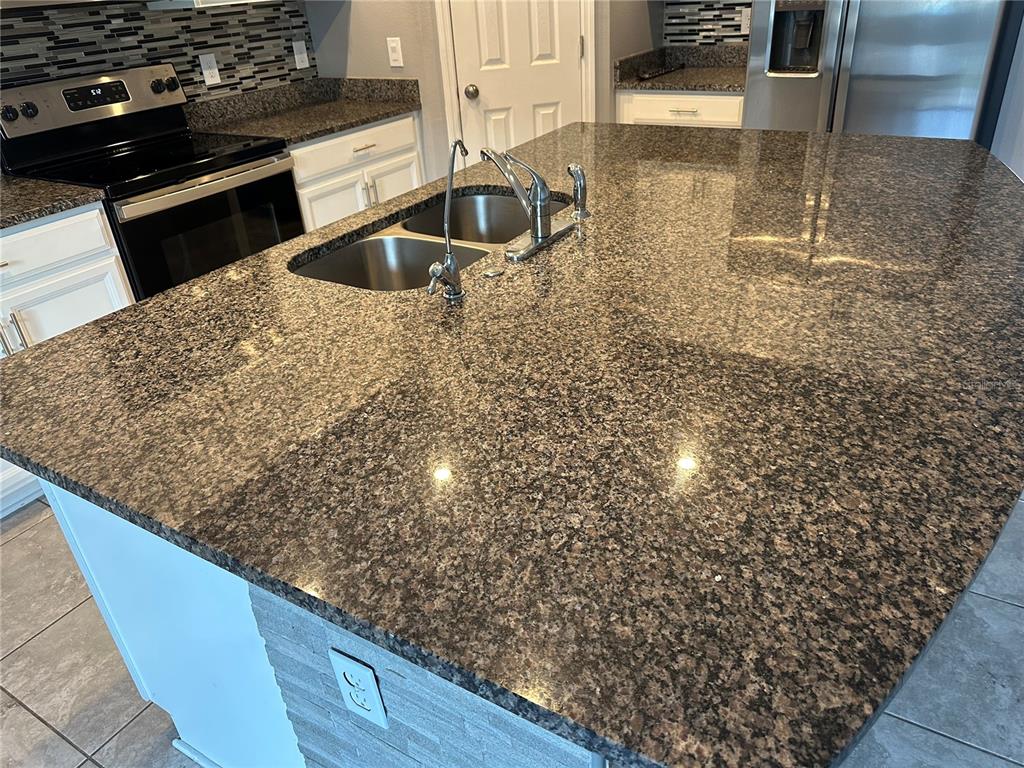 10834 Wyne Tree Orlando, FL 32824 - Photo 5 of 33 a kitchen with granite countertop a sink and a stove