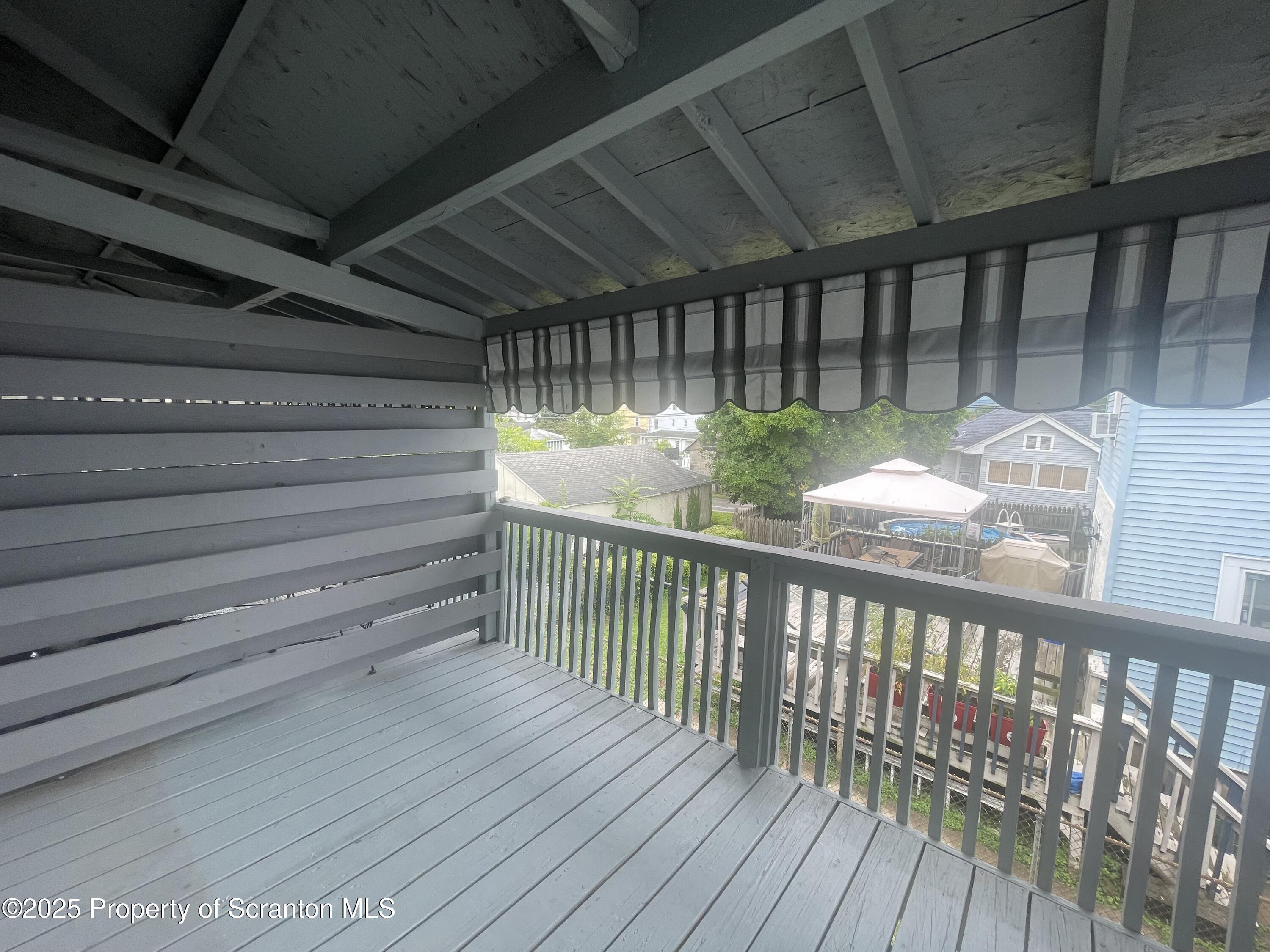608 North Sumner Avenue, Unit 608 Scranton, PA 18504 - Photo 22 of 22 a view of balcony with wooden floor