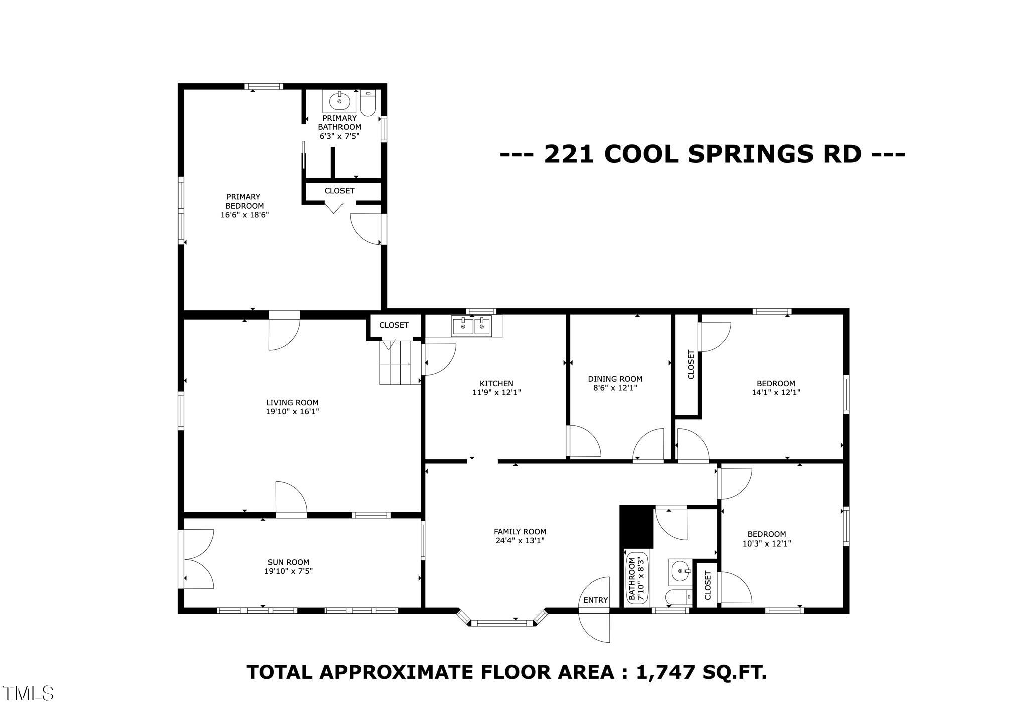 211 Cool Spring Road Durham, NC 27713 - Photo 20 of 20 Cool Spring - Floor Plan