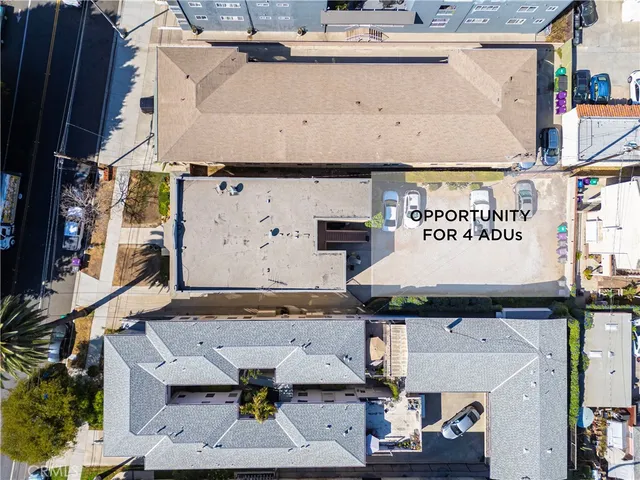 an aerial view of residential houses