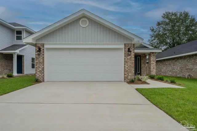 front view of house with a yard