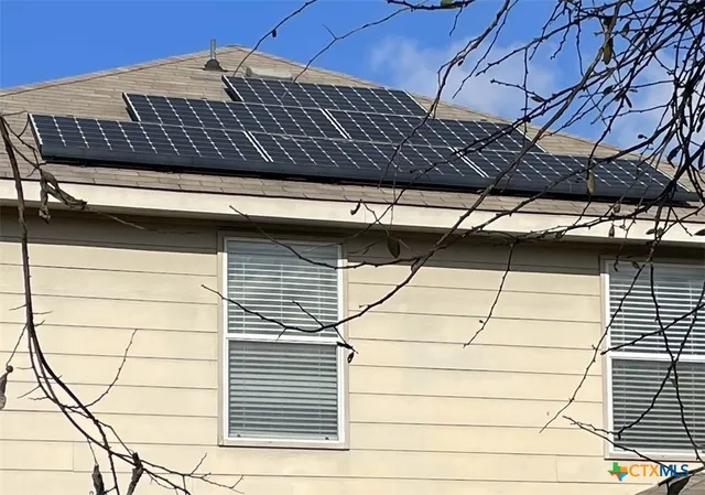 a view of wooden roof deck