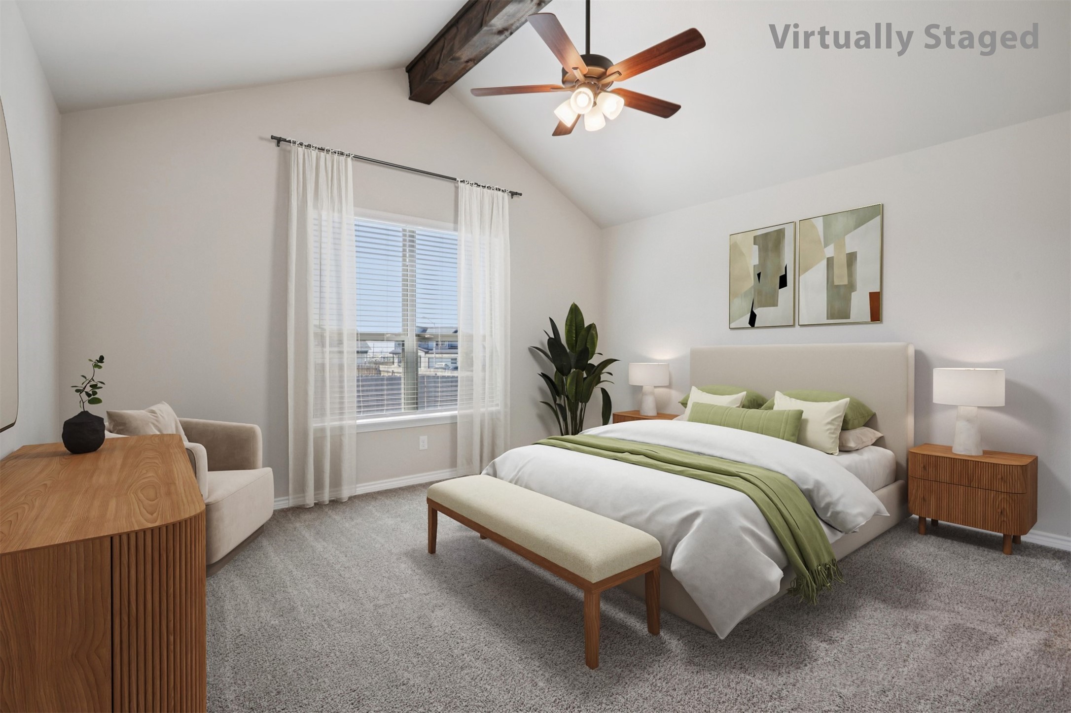 500 Seabiscuit Drive Jarrell, TX 76537 - Photo 13 of 33 a bedroom with a bed and a window