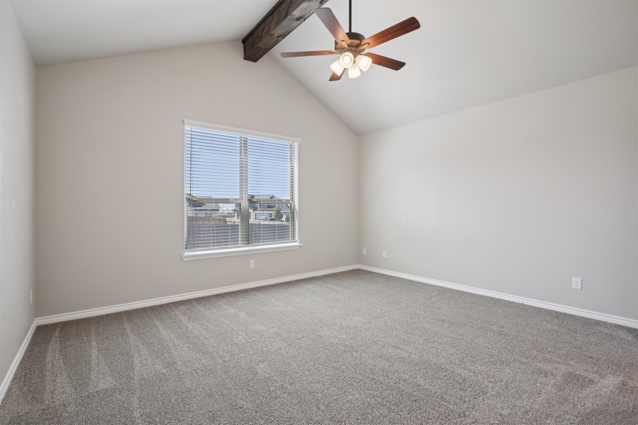 500 Seabiscuit Drive Jarrell, TX 76537 - Photo 14 of 33 a view of room with a ceiling fan and window