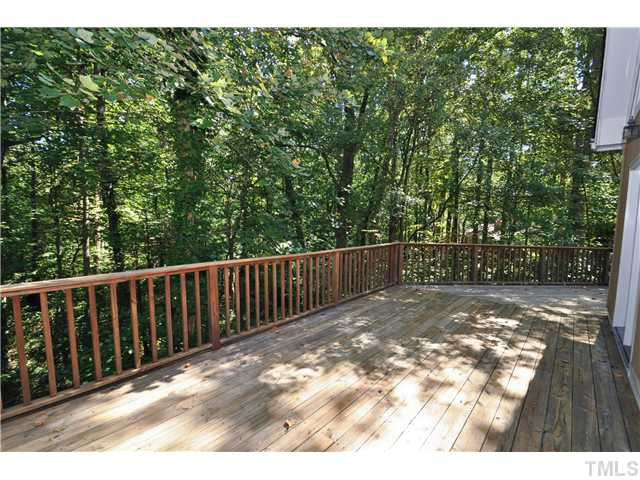6424 Rushingbrook Drive Raleigh, NC 27612 - Photo 20 of 25 Lovely private lot and gorgeous wrap around porch! Patio/Deck