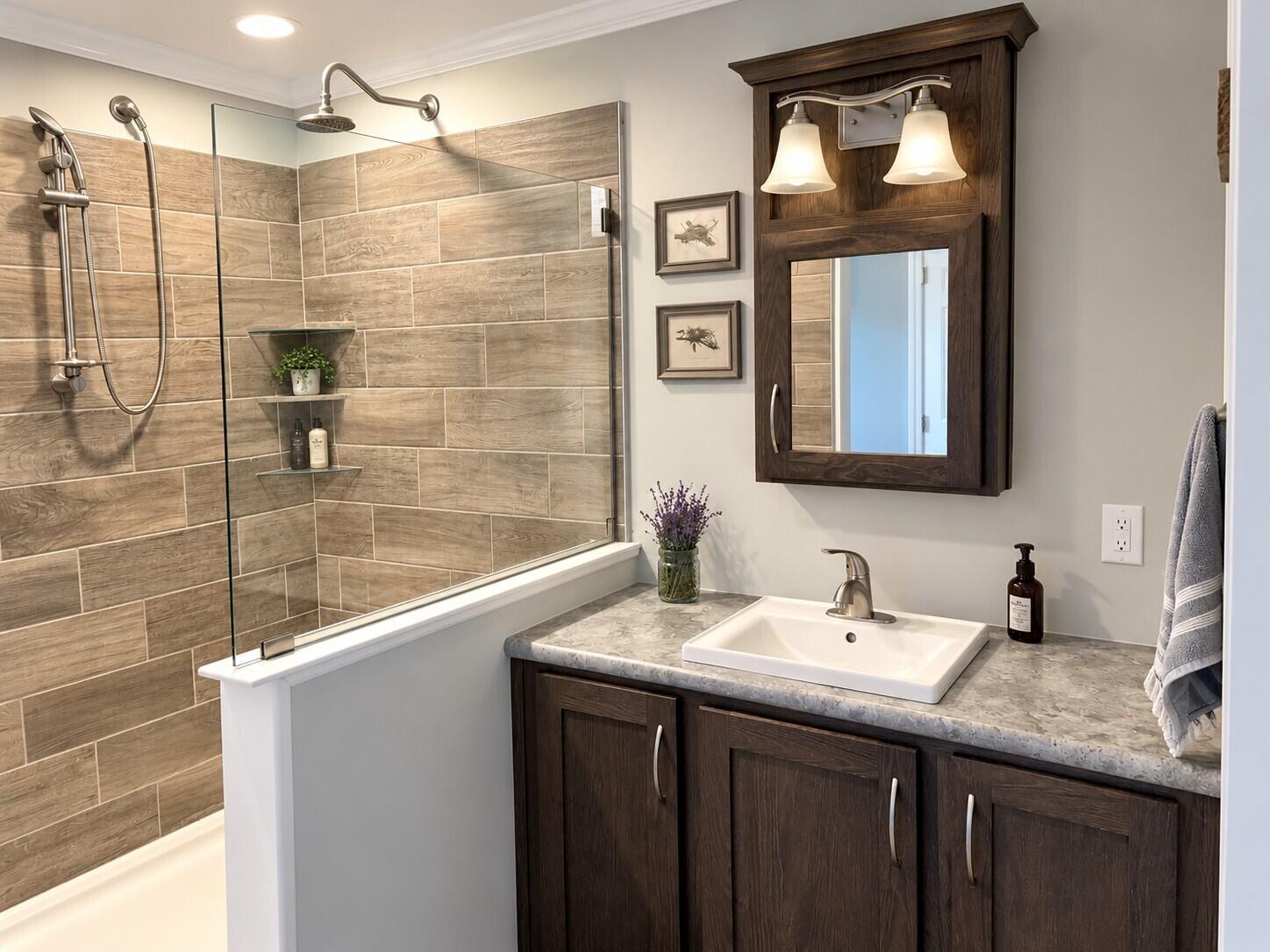 338 Marshfield Flats Road Marshfield, ME 04654 - Photo 12 of 26 Primary bath