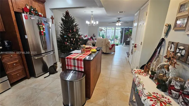 a bedroom with a bed and flat screen tv
