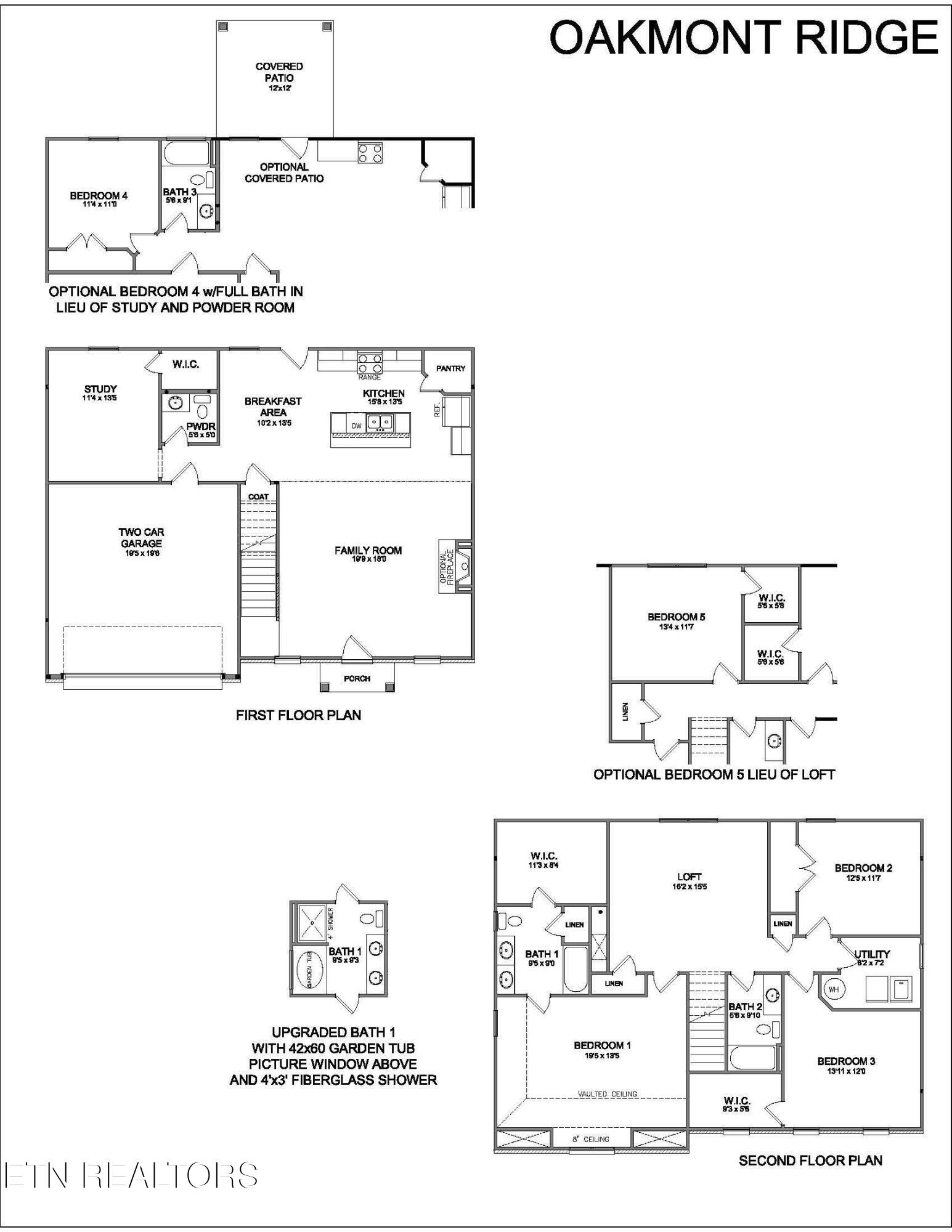 12527 Centerview Road Knoxville, TN 37932 - Photo 5 of 5 Oakmont Ridge Floorplan Revised 9.26.25