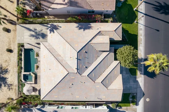 a view of a house with a swimming pool
