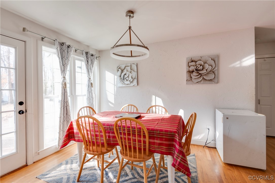 14055 Princess Mary Road Chesterfield, VA 23838 - Photo 17 of 41 Dining room featuring light hardwood / wood-style