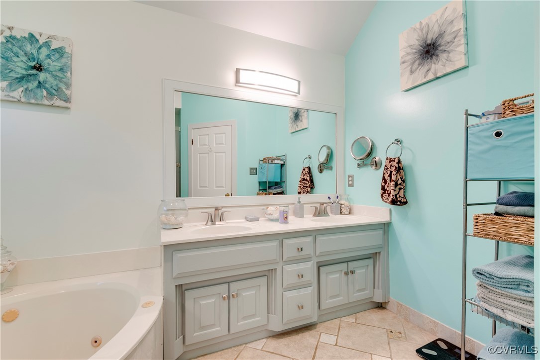 14055 Princess Mary Road Chesterfield, VA 23838 - Photo 22 of 41 Bathroom featuring tile patterned flooring, vanity