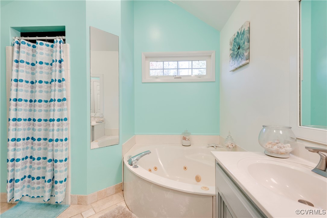 14055 Princess Mary Road Chesterfield, VA 23838 - Photo 24 of 41 Bathroom with tile patterned floors, vanity, indep