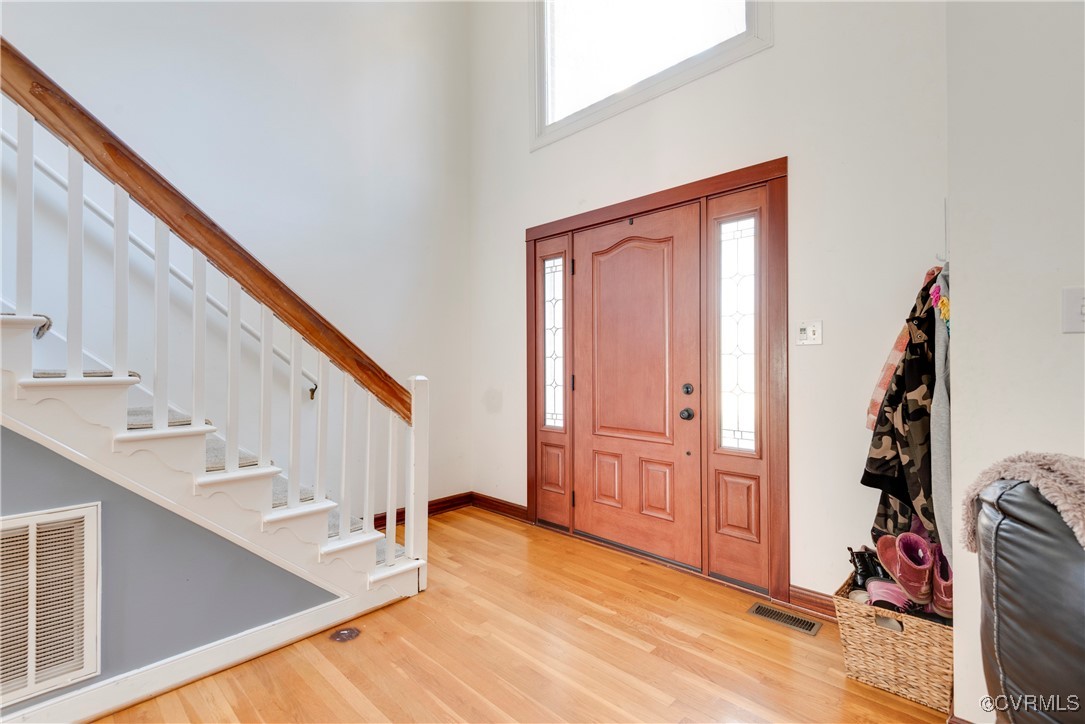 14055 Princess Mary Road Chesterfield, VA 23838 - Photo 3 of 41 Entrance foyer featuring light hardwood / wood-sty