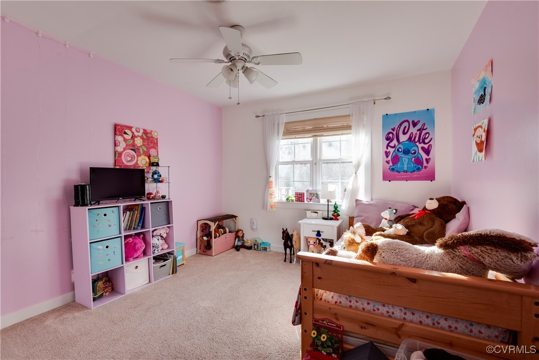 14055 Princess Mary Road Chesterfield, VA 23838 - Photo 34 of 41 Bedroom with carpet and ceiling fan