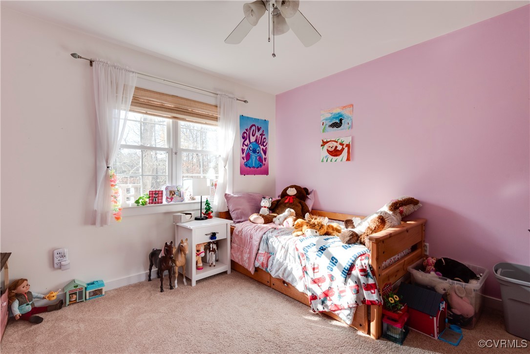 14055 Princess Mary Road Chesterfield, VA 23838 - Photo 35 of 41 Bedroom featuring carpet and ceiling fan
