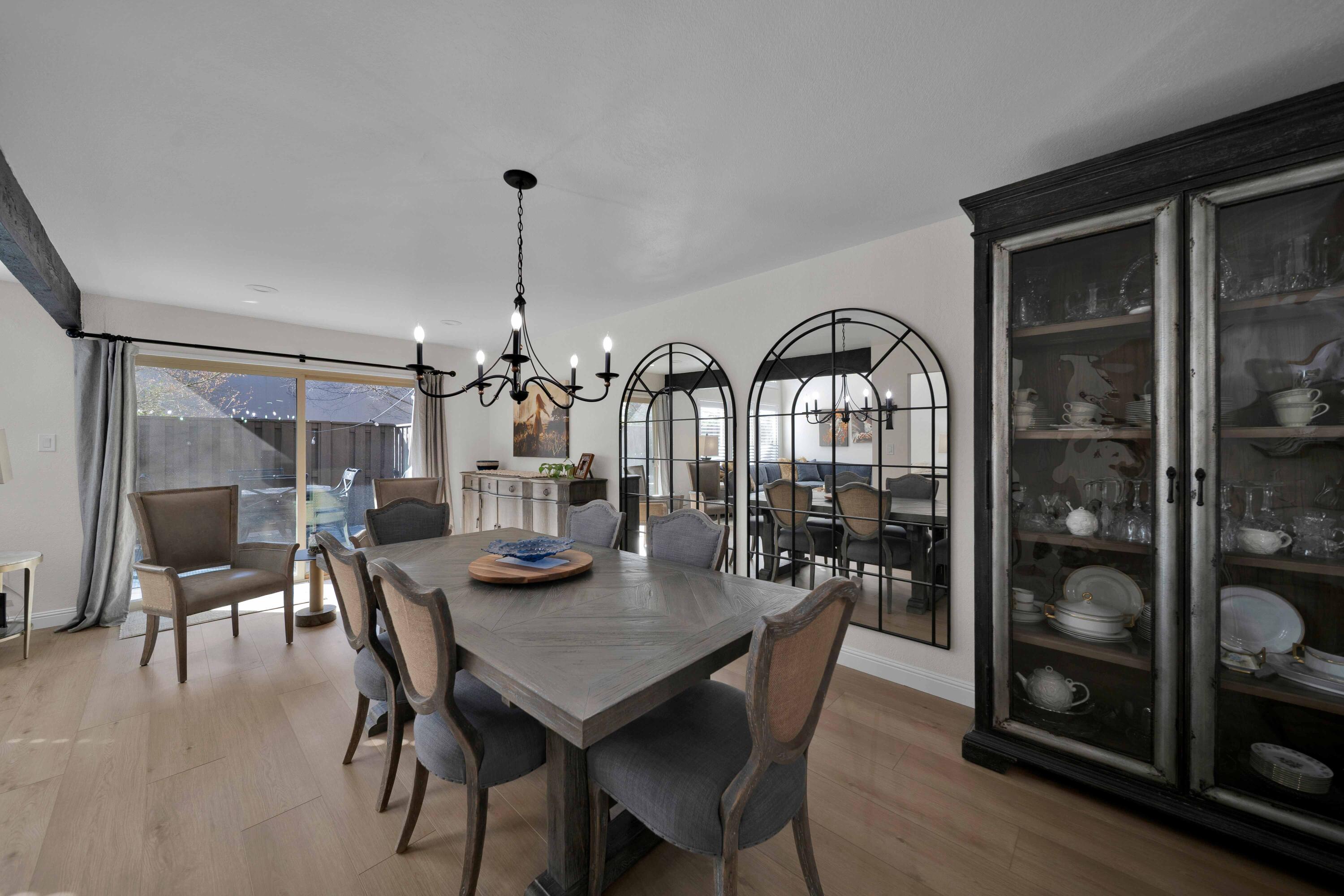 1928 Bechelli Lane Redding, CA 96002 - Photo 20 of 62 a view of a dining room with furniture and wooden floor