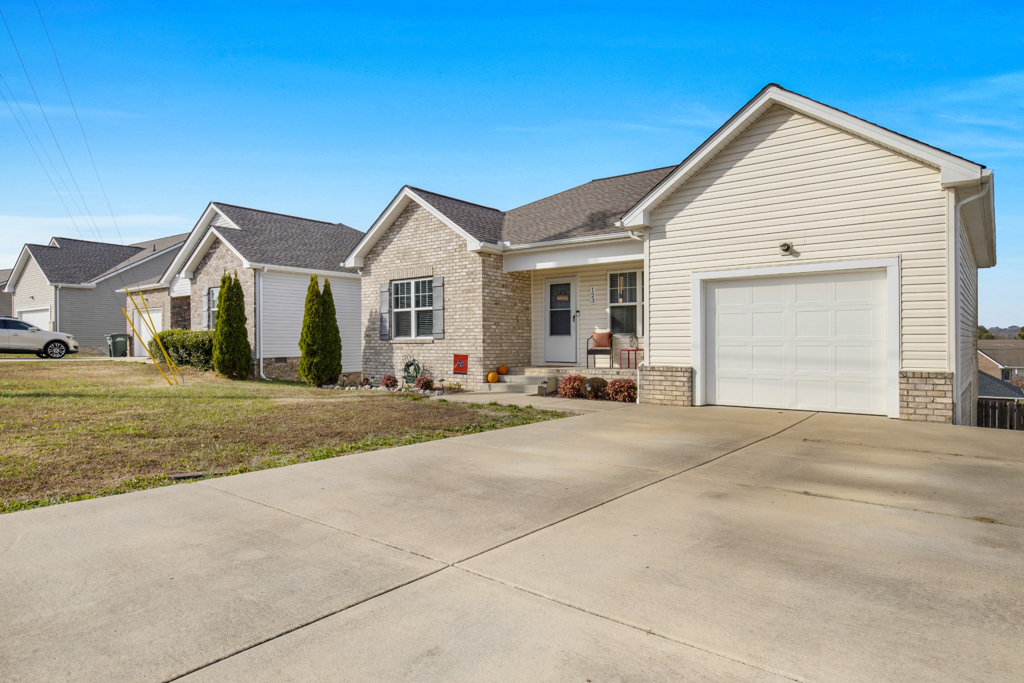 123 Sage Drive Springfield, TN 37172 - Photo 2 of 18 a front view of a house with a yard and garage