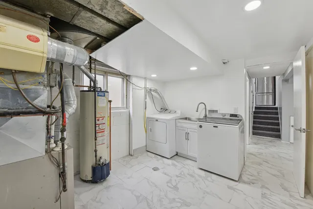 a view of a storage & utility room