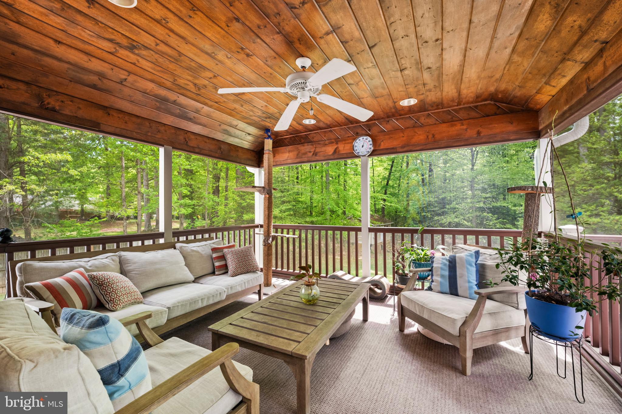 7362 Clifton Road Clifton, VA 20124 - Photo 40 of 53 a outdoor living space with furniture and garden view