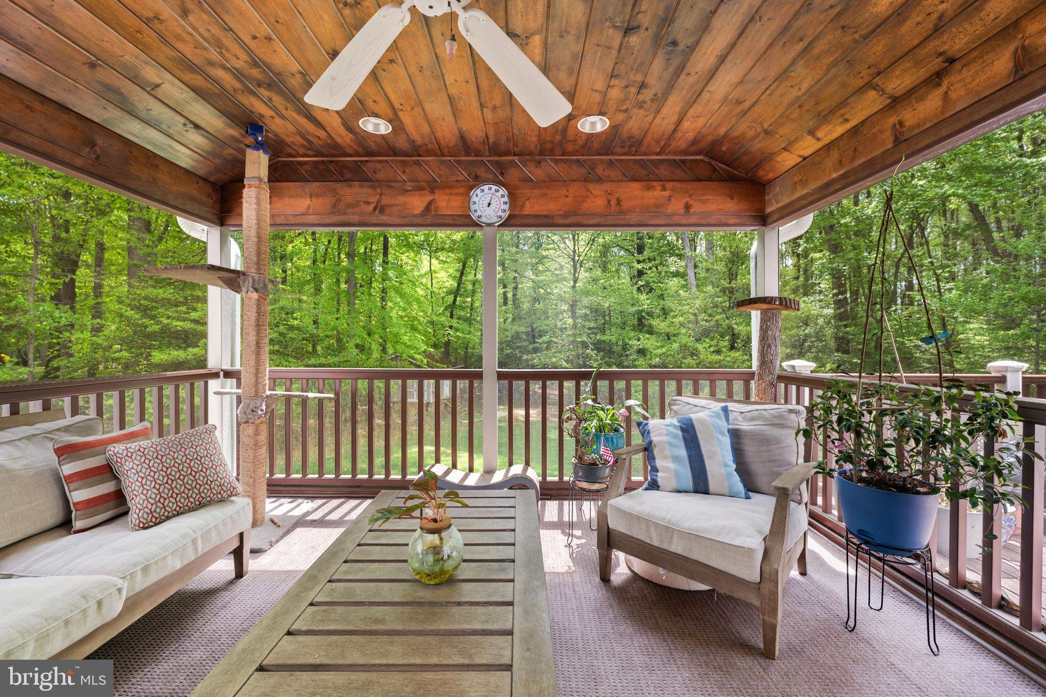 7362 Clifton Road Clifton, VA 20124 - Photo 41 of 53 a outdoor living space with patio furniture and garden view