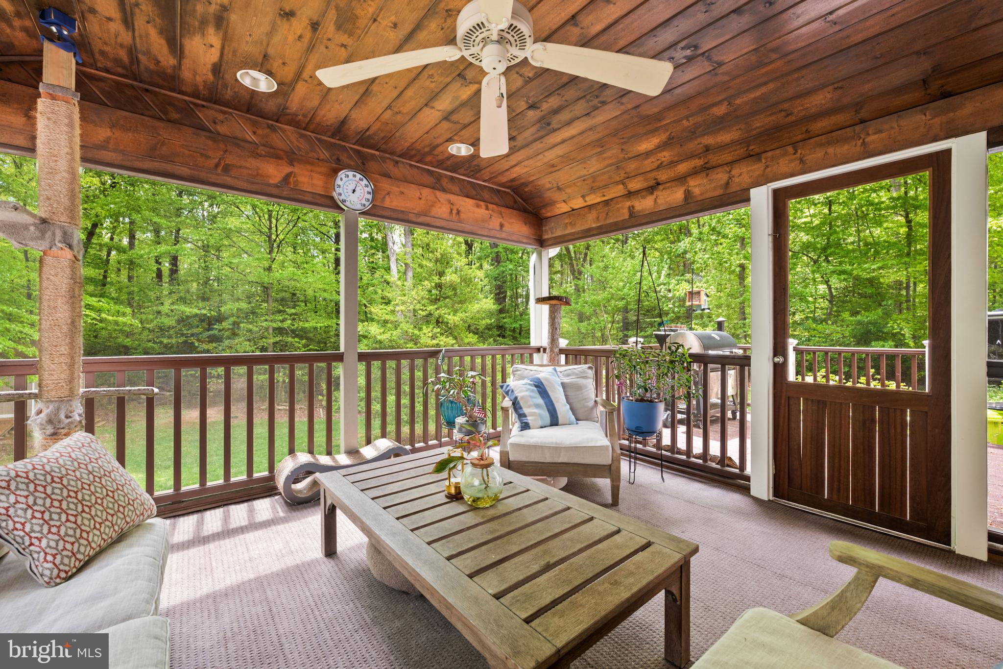 7362 Clifton Road Clifton, VA 20124 - Photo 42 of 53 Screened porch